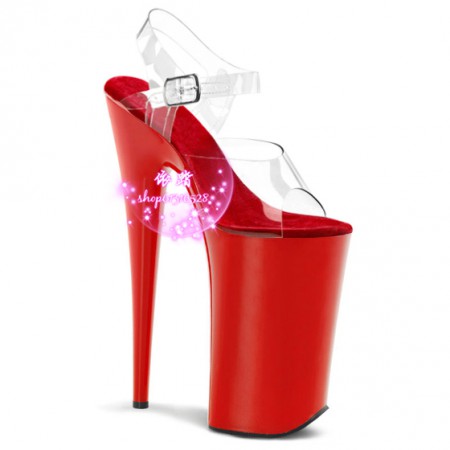  Sandalia acrilica Tacon Alto Mod. 0019